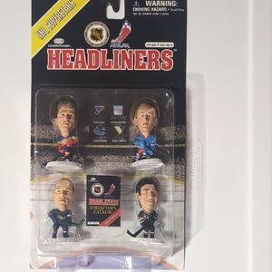 NHL NHLPA Hockey Headliners mini superstars set Gretzky, Messier, Hull, Lemieux
